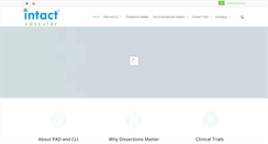 Desktop Screenshot of intactvascular.com