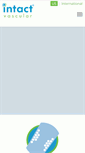 Mobile Screenshot of intactvascular.com
